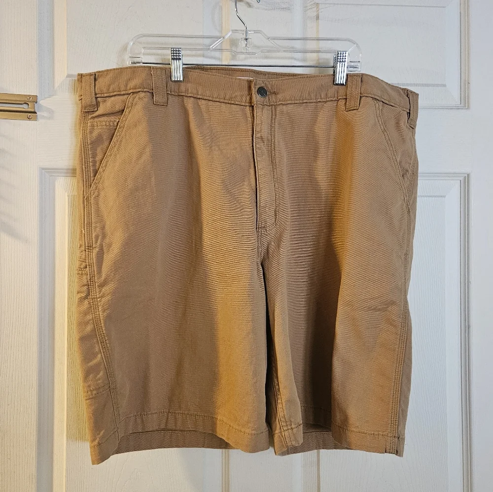 *FINAL* Carhartt Men's Rugged Flex Rigby Shorts: TAN: NEW WITH TAGS: SIZE 42